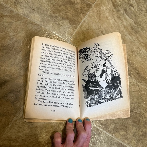 Vintage Teenage Mutant Ninja Turtles Buried Treasure by Dave Morris VTG 1990 - Picture 5 of 6